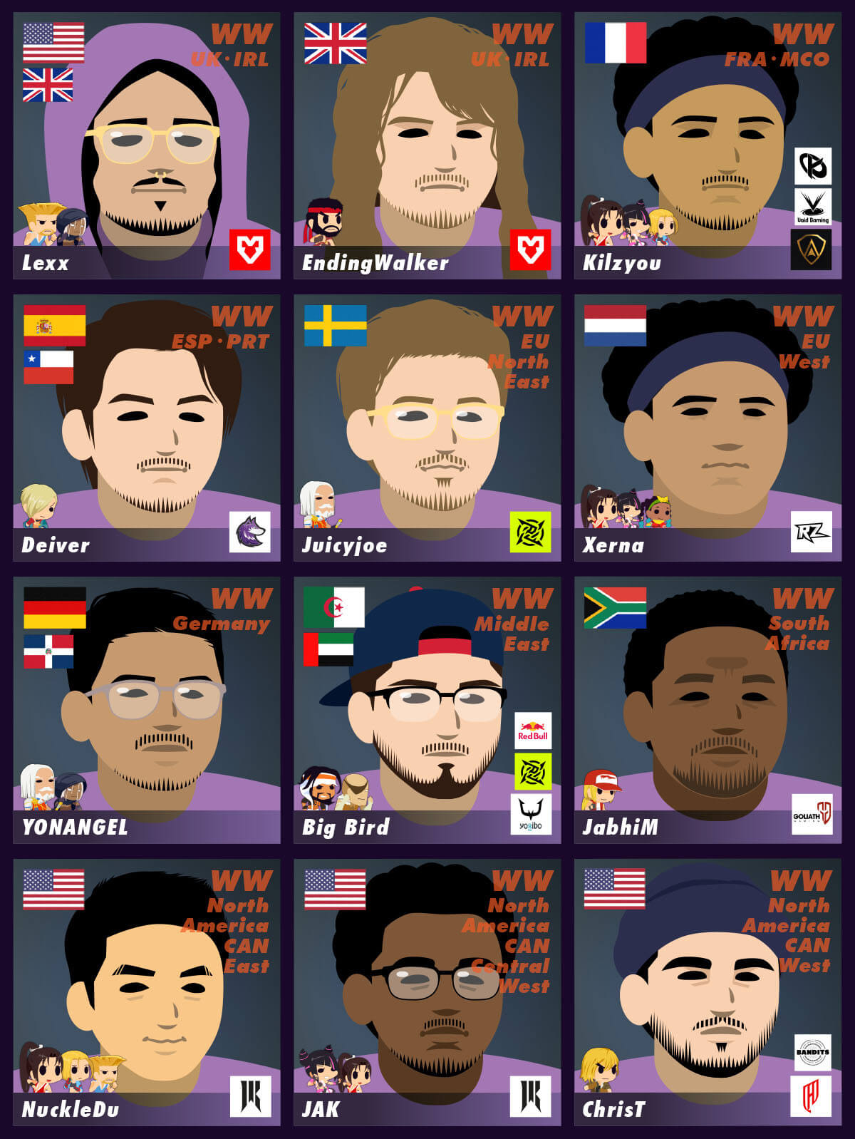 CC12出場格闘ゲーマー一覧03